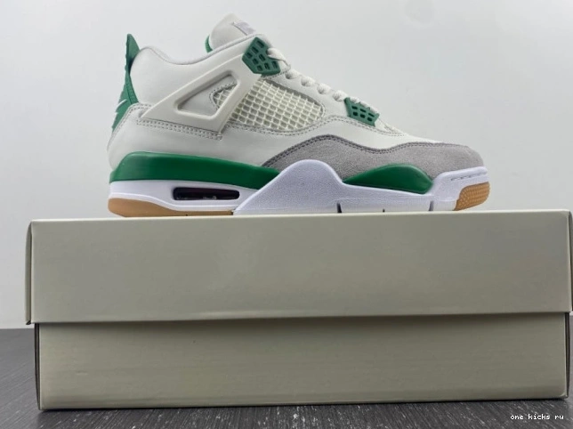 Rep Onekick Green Air 4 SB Pine DR5415-103 Nike Jordan x 0703